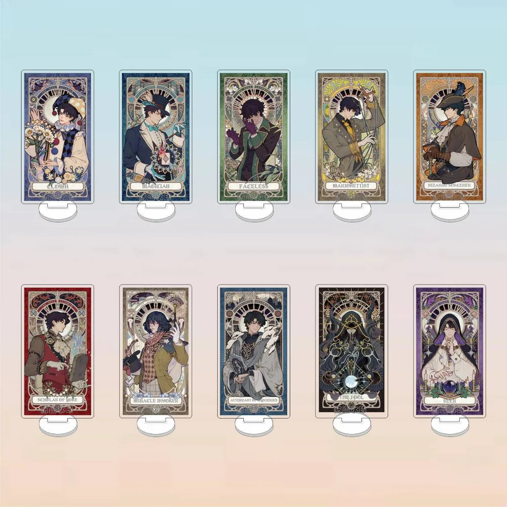 

Anime Figure Lord Of Mysteries Klein Moretti Cosplay Acrylic Stand Model Plate Desk Decor Standing Sign Figures Friends Gifts