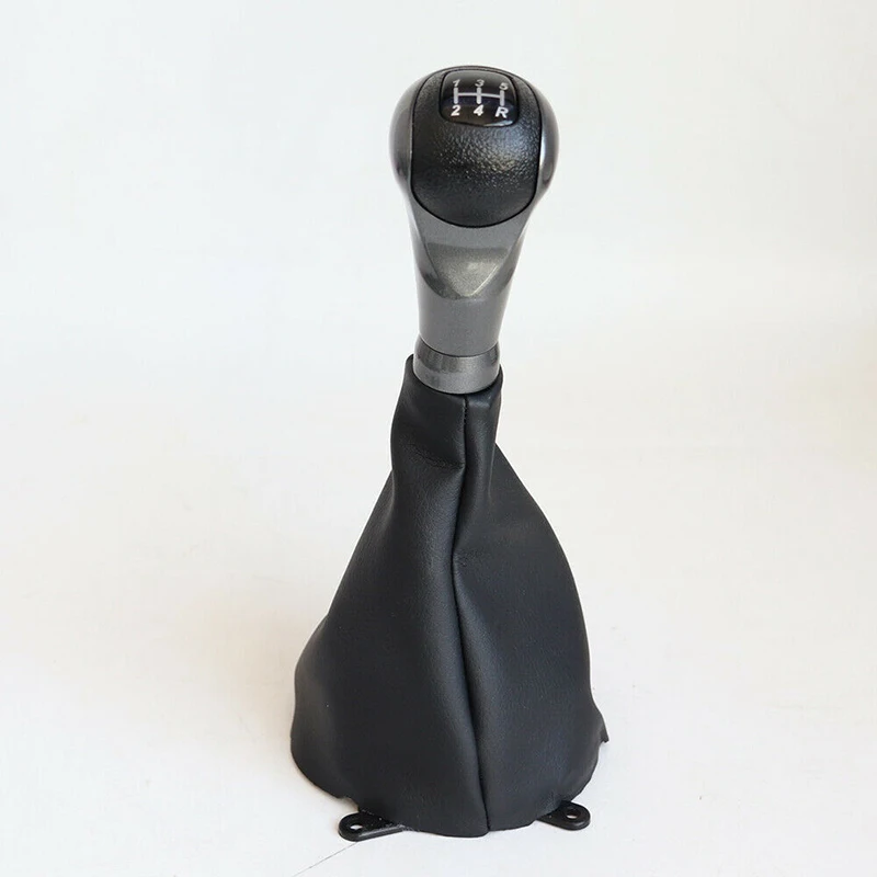 5 Speed Front Center Manual PU Gear Shift Knob Shifter With Boot Black 54102-SNA-A01 54102-SNA-A02 For Honda Civic 2006 -2011