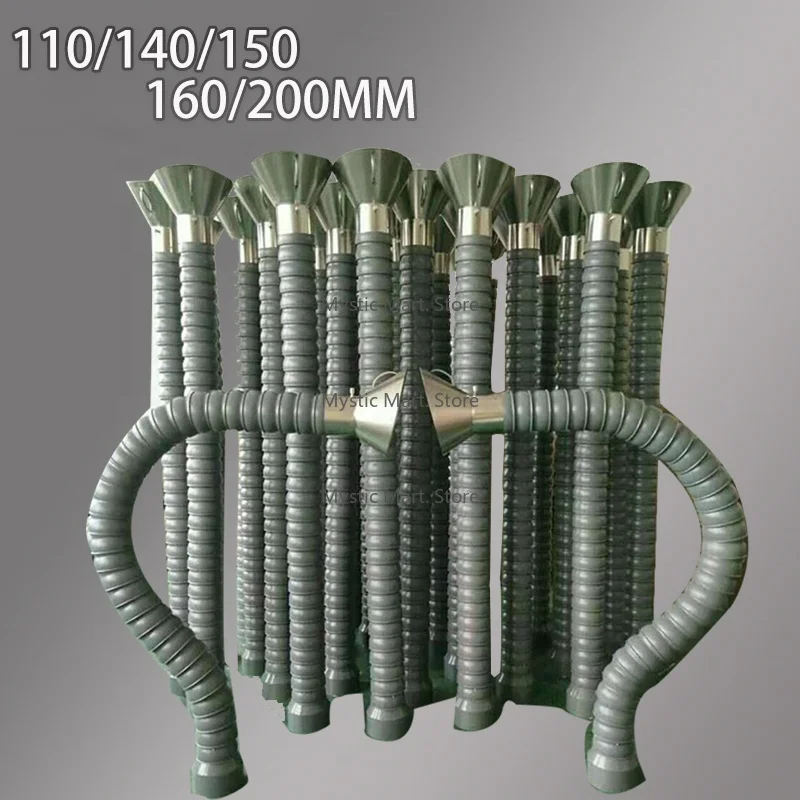 Вентиляция бамбукового воздуховода 110 мм/160 мм универсального всасывающего рычага, промышленного всасывающего рычага