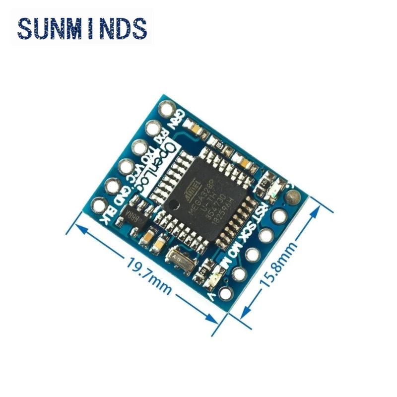 1 stks Openlog Seriële Datalogger Open Source Datarecorder ATmega328 Ondersteuning Micro SD