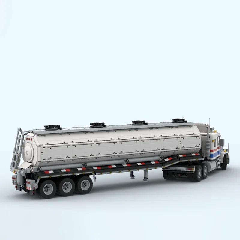 Klocki konstrukcyjne Moc - przyczepa do modelu 5580 Technology Modular Bricks - prezenty, zabawki świąteczne, zestawy DIY do samodzielnego montażu