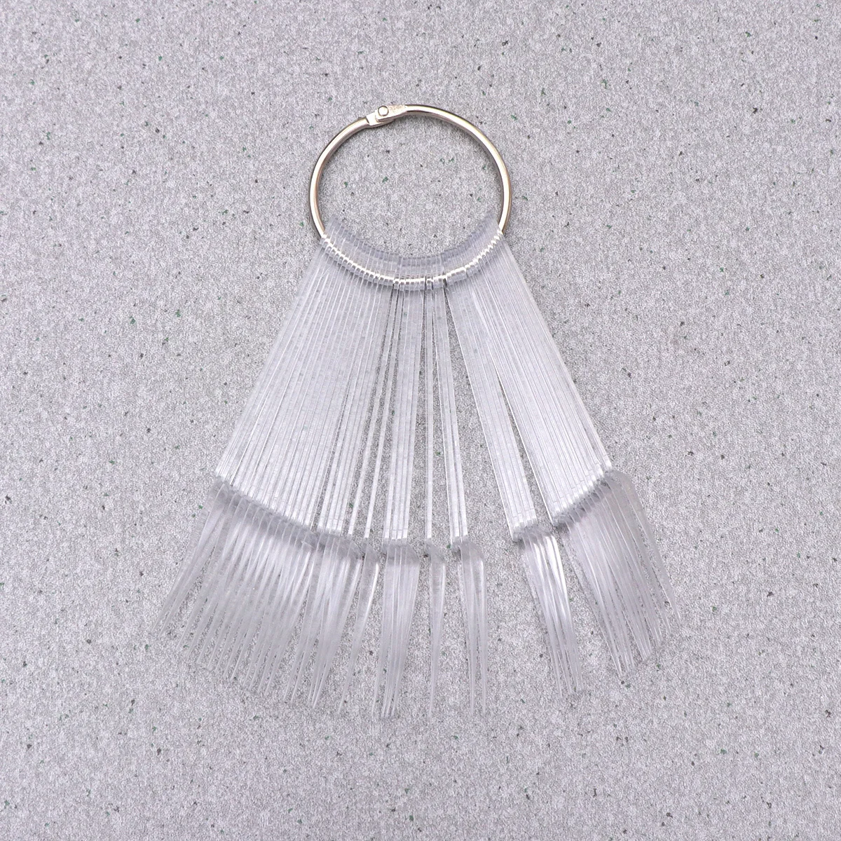 

2Sets Nail Display Tips 40 Pieces Sector Boards Round Ring for Art Practice Creative Simple Design Durable Use