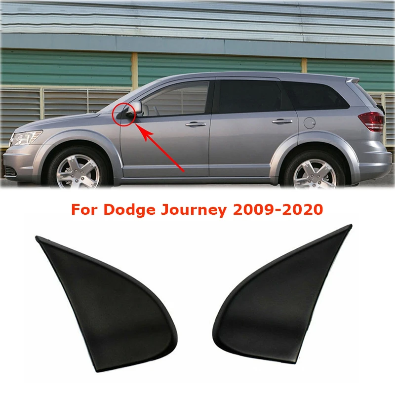 

For Dodge Journey 2009-2020 Front Rear View Mirror Cover Flags Molding Fender Strip Accessories 5178150AD 5178151AD 5178150AC