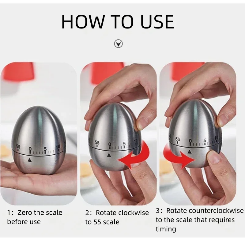 2025 جديد ميقاتي ميكانيكي جهاز المطبخ أداة مجموعات البيض غليان الطبخ العد التنازلي Temporizador Cocina Minuteur المطبخ YUZI