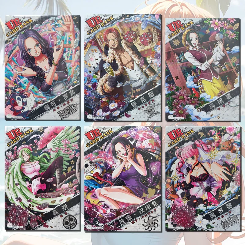 NEW Anime ONE PIECE UR card Nico Robin FRANKY Rebecca Shanks Perona Roronoa Zoro Toy collection boy Birthday Christmas gifts