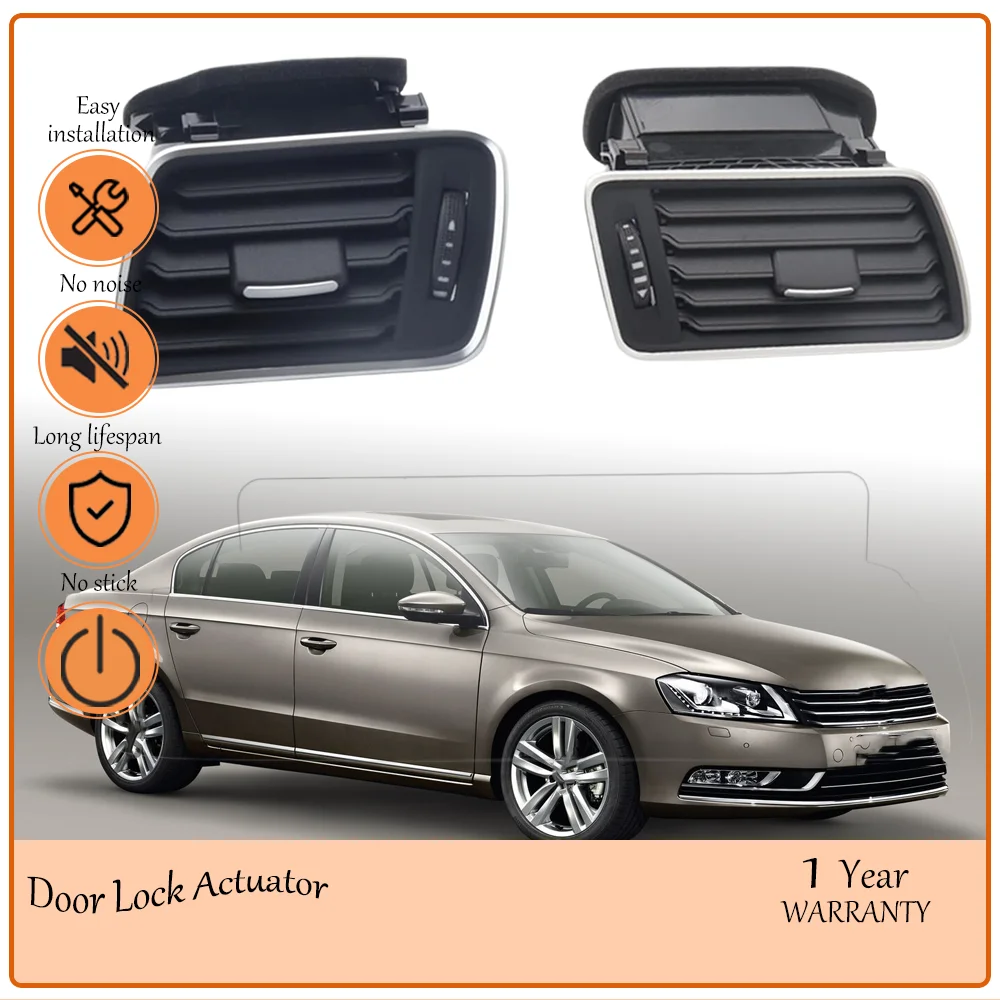 

Premium Matte Black Left Right Air Conditioning Vents Fit for VW Passat B6 B7 CC R36 2009-2014 oem 3AB819701AVAL 3AB819702AVAL