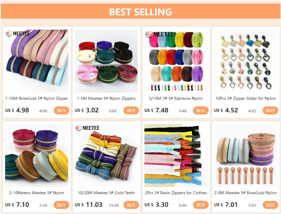 2-20M Roségold 5 # Nylon-Reißverschlussbänder, Kunststoff-Kürbis-Reißverschlüsse, Rollenverschlüsse für Taschen, Reißverschlüsse Meterware, Reparaturset, Näh-Reißverschluss – Detail 1