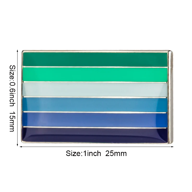 Gay Pride Flag Metal Lapel Pin Flag Pin Badge