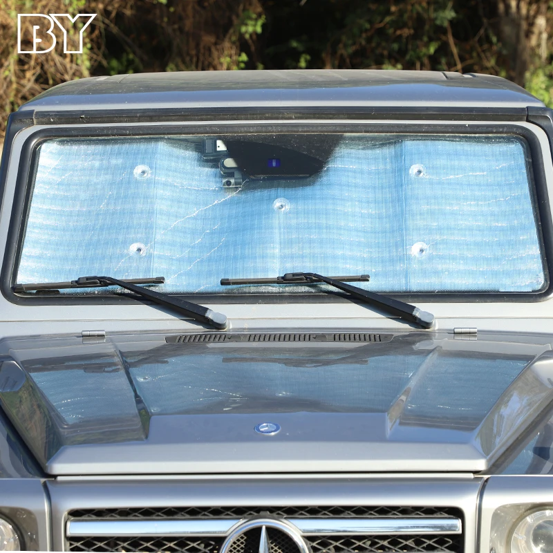 Car Front Windshield Sunshade Cover UV Protection Visor For Mercedes Benz G Class W463 2004-2018 Interior Auto Accessories