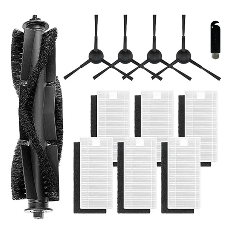 N98R Hauptbürste Seitenbürste HEPA-Filter Ersatzteile für Thamtu Roboter Staubsauger Rollenbürste