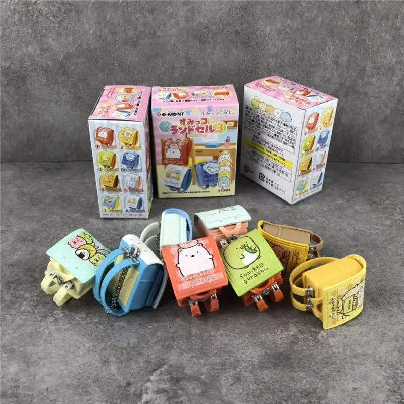 

Re-ment Sumikkogurashi Figure Mini Backpack Bag Pendant Keychian Children Blind Box Gift Toy