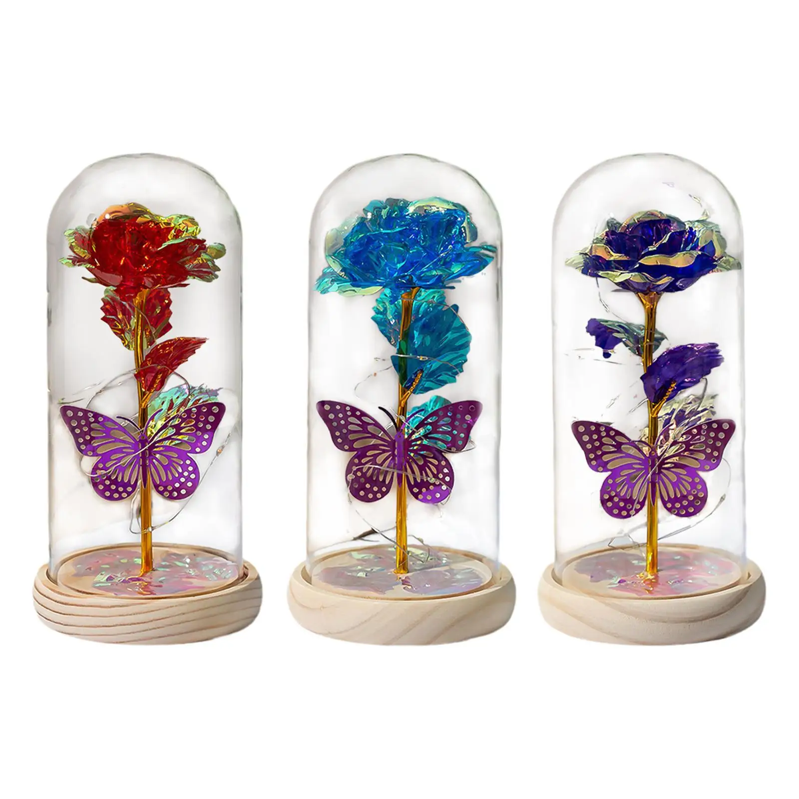 Regalos del día de San Valentín para su flor preservada para la esposa de compromiso de cumpleaños