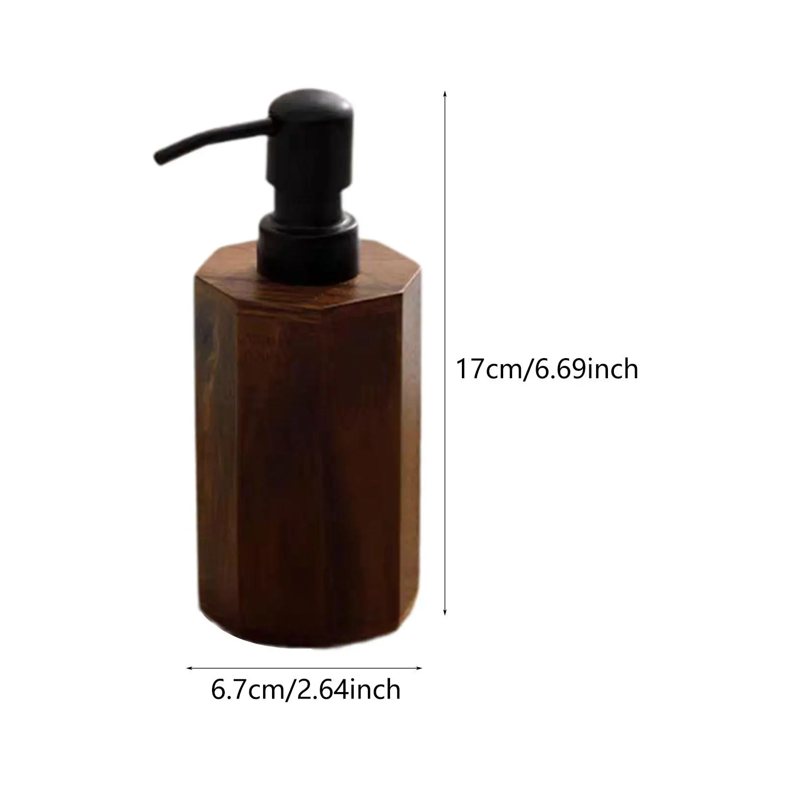 Distributeur de savon vide en bois rechargeable, accessoires de salle de bains modernes, distributeur de savon à vaisselle pour hôtel, voyage, cuisine, maison, appartement