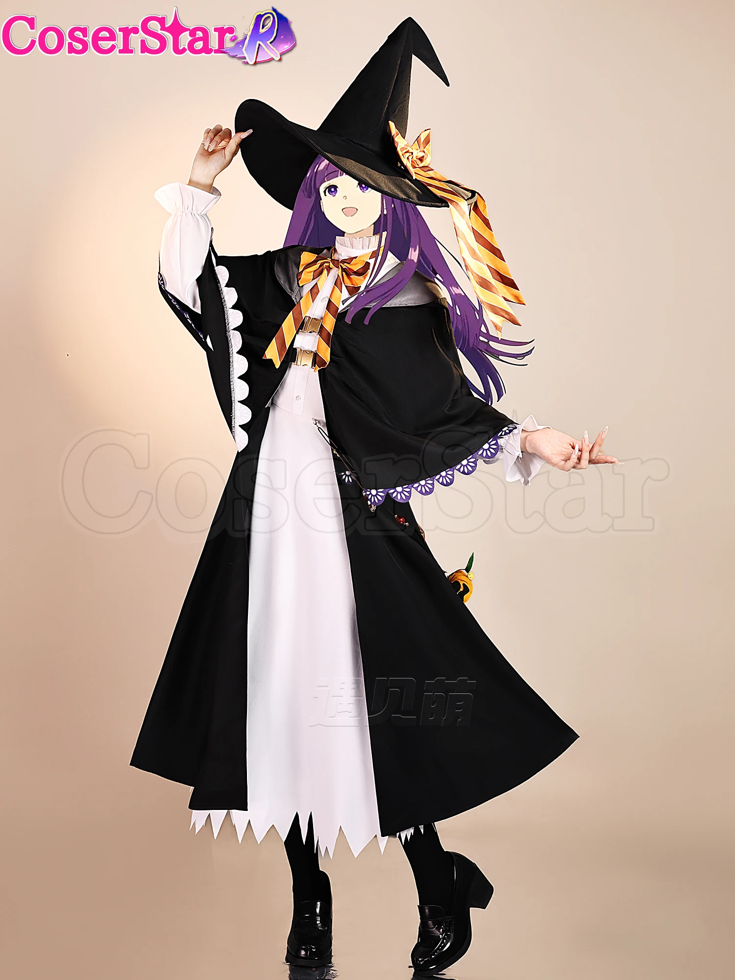 CoserStar-R Frieren Beyond Journey's End Frieren Fern Cosplay Costume Dress Women Carnival Halloween Role Play Outfit