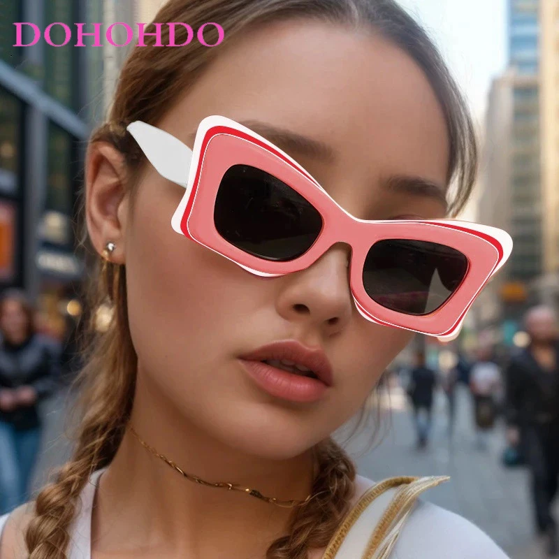 

Fashion Irregular Butterfly Women Sunglasses Luxury Brand Designer Retro Men Sun Glasses Beach Shades UV400 Eyeglasses Lentes