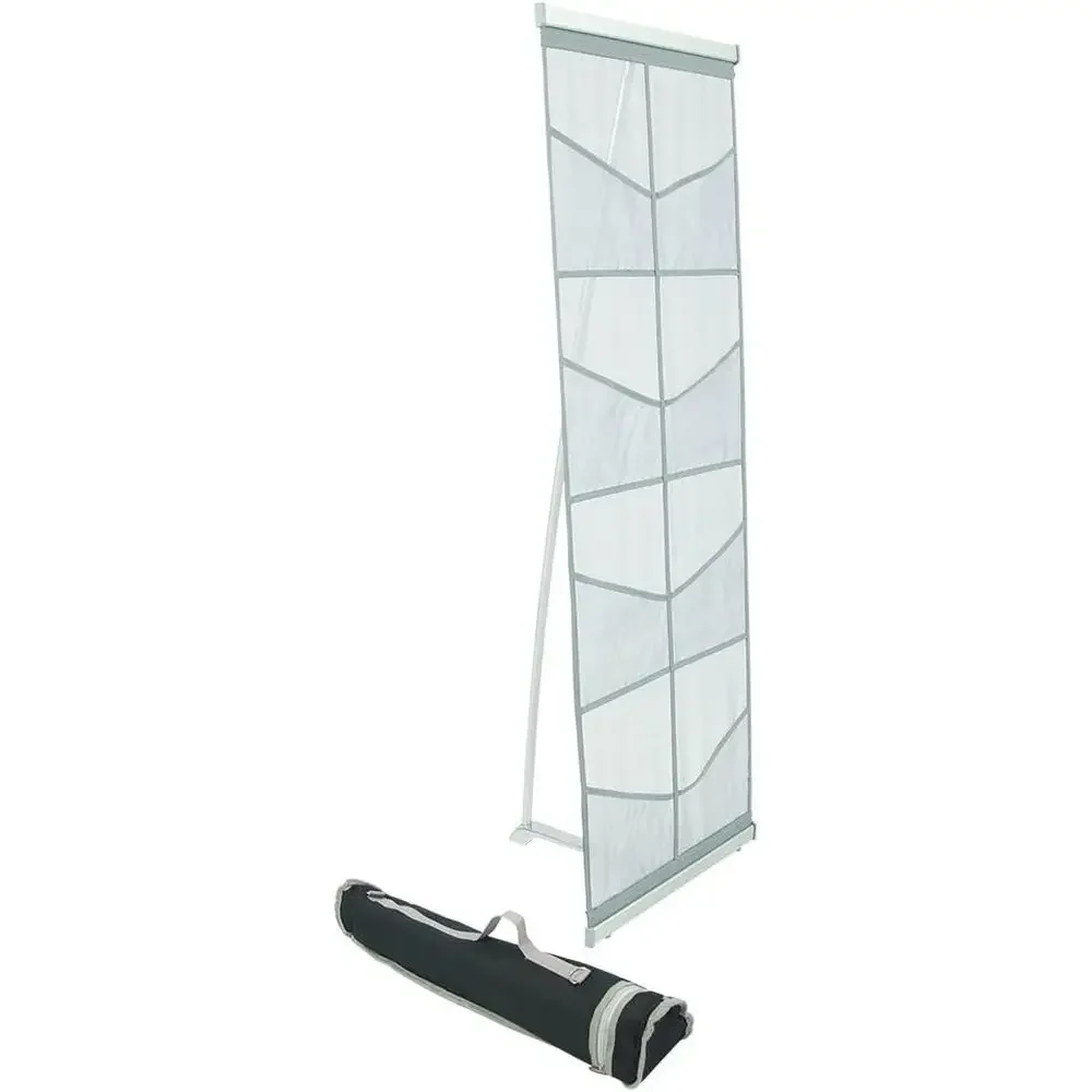 Portable 8-Pocket Literature Stand with Carrying Bag - Collapsible Rack for Trade Shows & Business Events
