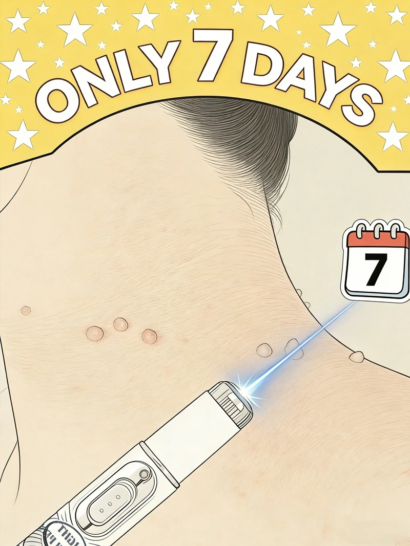 

Новинка 2026: Синий световой карандаш для удаления шейных бородавок, инструменты для ухода за бородавками