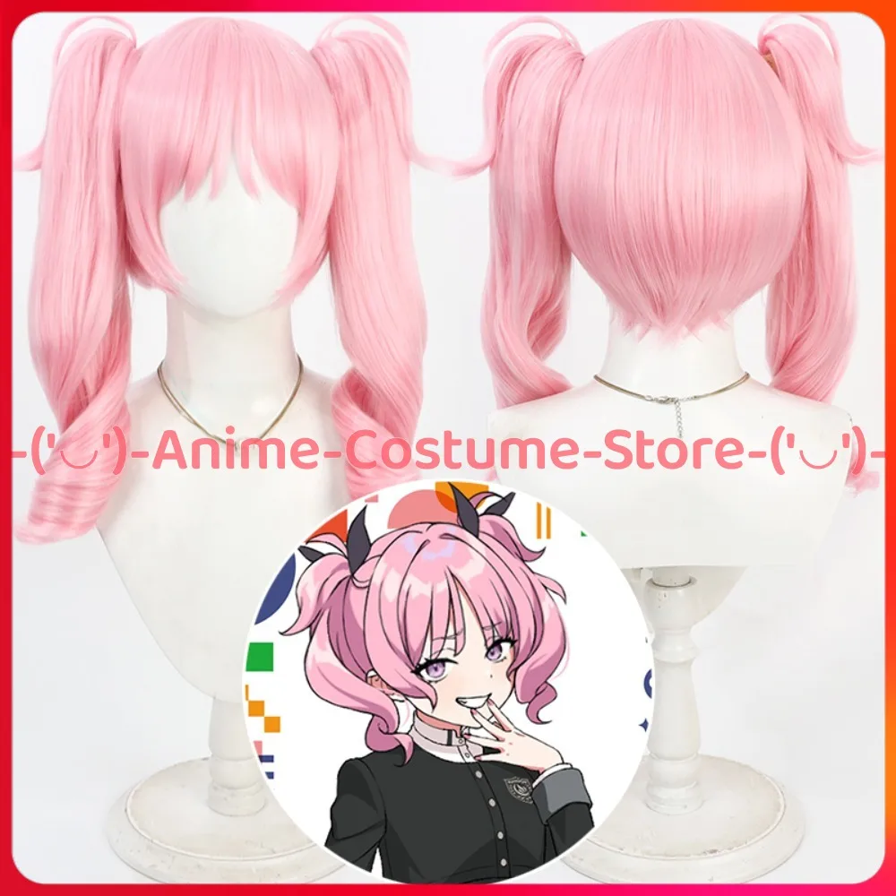 

Idolmaster блестящие цвета Aike Nadeshiko косплей парик хвост аниме игровой персонаж Хэллоуин карнавальный костюм для вечеринки парики волосы