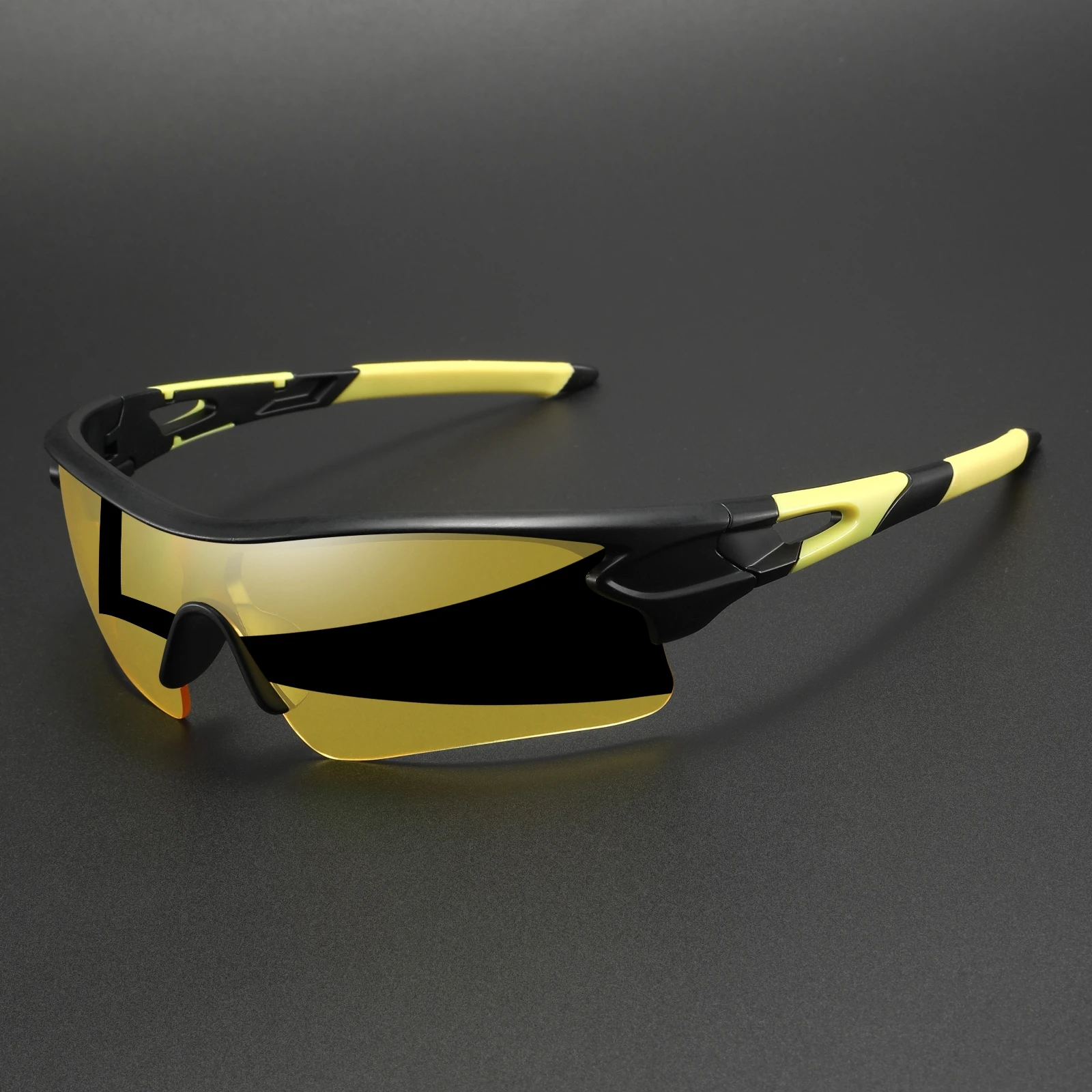 Nieuwe UV400 beschermende sportbril - lichtgewicht full-cover lens, unisex wrap-around voor fietsen, wandelen en dagelijks gebruik