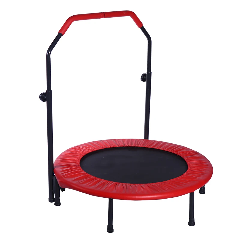 

Хорошее качество, красный круглый мини-детский батут с мягкими краями, безопасный для детей в помещении, ежедневные прыжки, весело