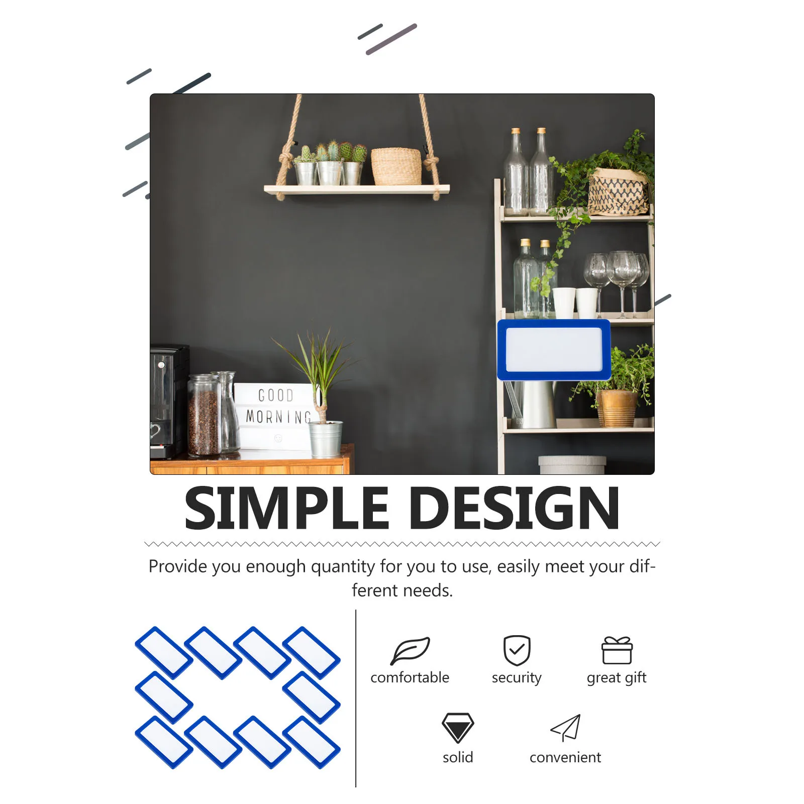 

10 Pcs Magnetic Label Signs Holder Whiteboard Magnets Labels Tags for File Cabinets