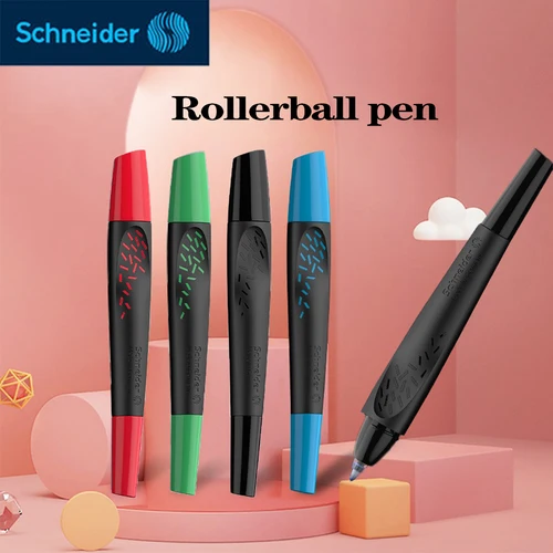 Bolígrafo de Gel Schneider, bolígrafo ortopédico con punta M de 0,6mm, repuesto reemplazable, papelería Kawaii de Anime para volver a la escuela, 1 ud.