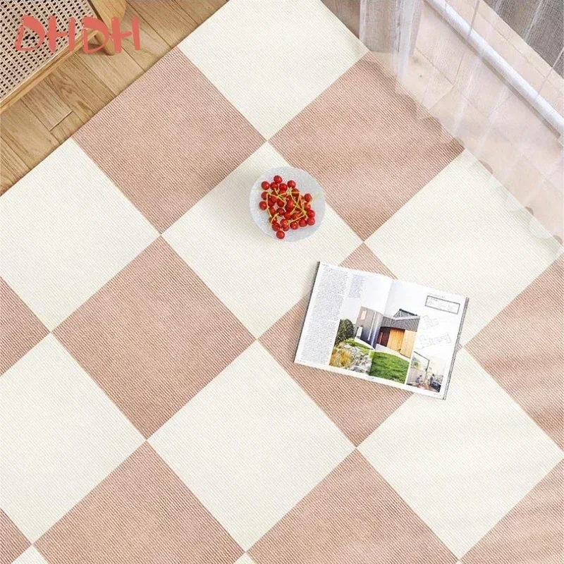 

DHDH Non-Slip Baby Play Mat Carpet Glue-Free Self-Adhesive Floor Cut Freely Ideal for Office and Home Use Puzzle Mat 1-12PCS