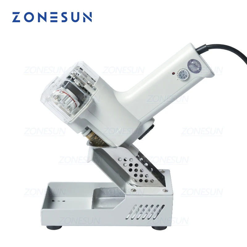 

ZONESUN Electric Vacuum Double Desoldering Pump Solder Sucker Tin Suction Gun Powerful Tin Removal Tool