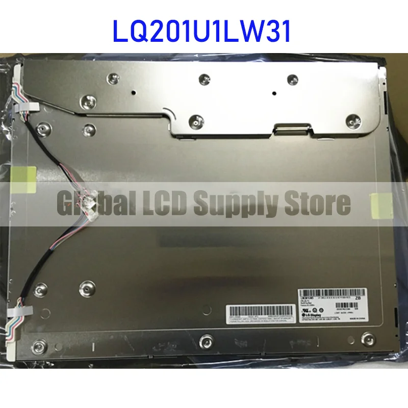 LQ201U1LW31 20.1 Inch LCD Display Screen Panel Original for Sharp Brand New