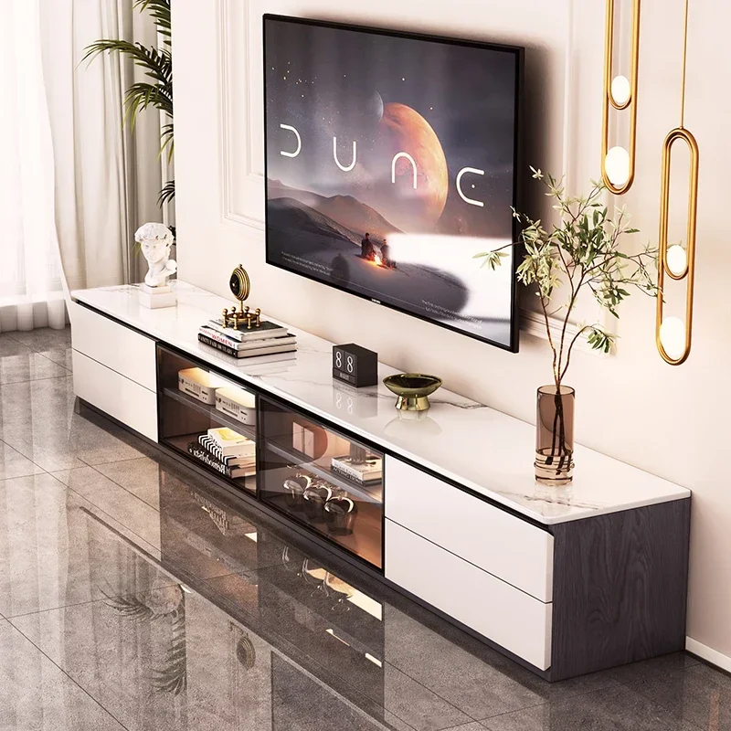 Wood Entertainment Tv Table Salon Modern Cabinets Monitor Fireplace Designer Tv Stands Luxury Archivadores Trendy Furniture