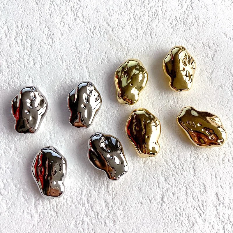 

Оптовая продажа, 50 шт./лот, геометрические нерегулярные формы, смоляные бусины с прямыми отверстиями, ювелирные изделия «сделай сам», кулон для одежды, аксессуар