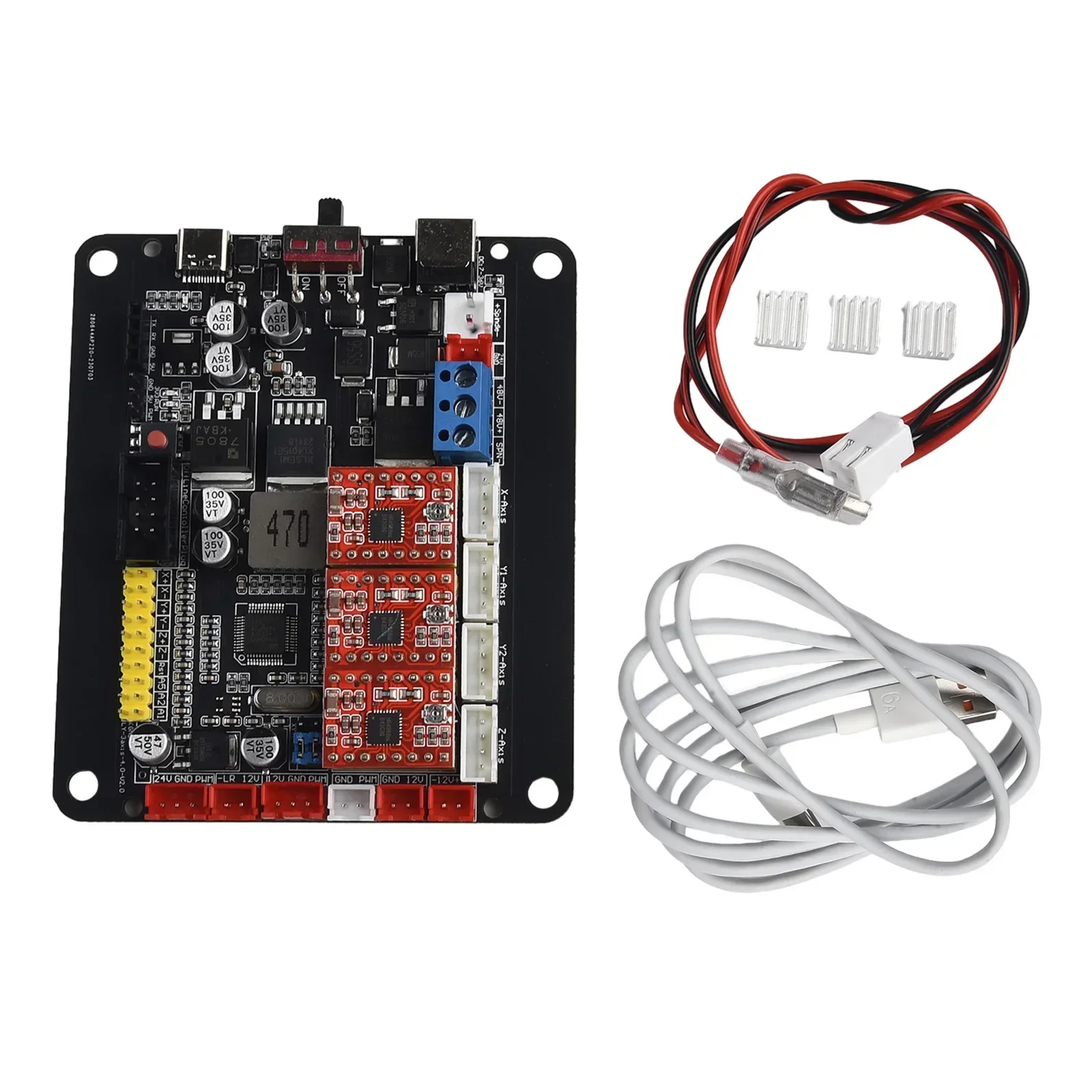 Software Controller USB GRBL Scheda controller CNC GRBL Supporto controllo offline Scheda controller Gcode Doppio Yaxis