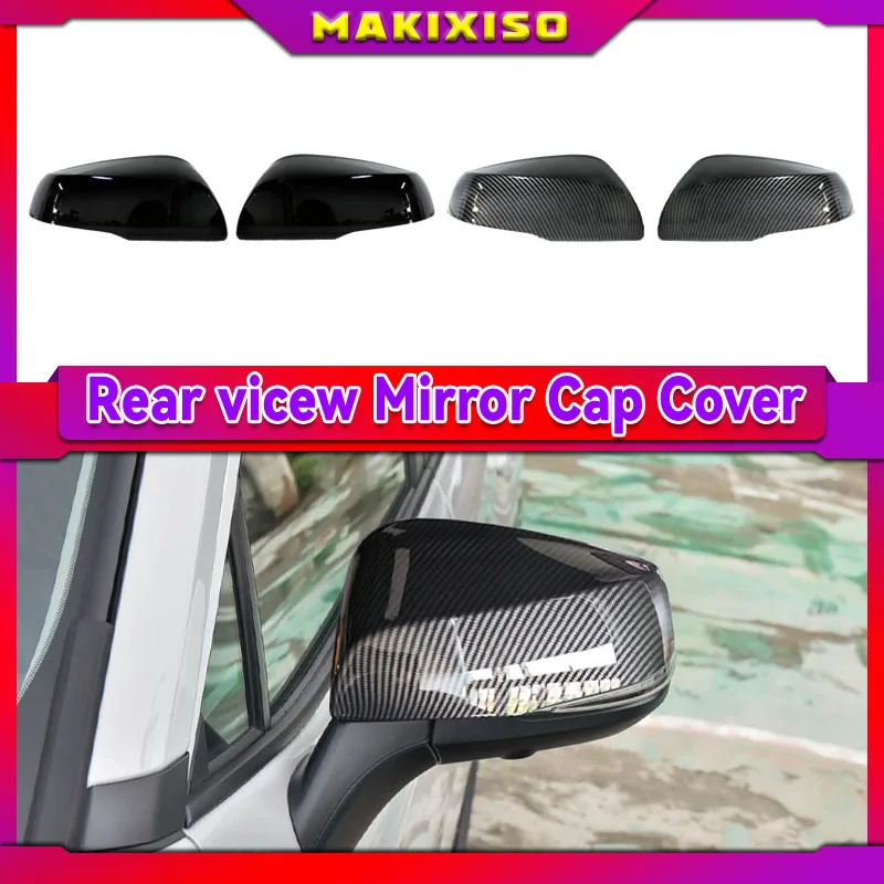 

For Toyota RAV4 XA50 2019-2021 2022 2023 2024 ABS Car Rearview Mirror Cover Cap Shell Housing Door Side Wing Mirror Case
