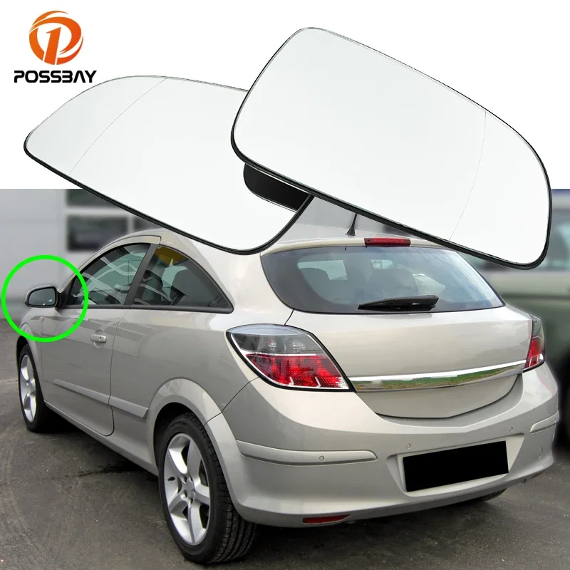 Image of 1 Stück Auto links/rechts außen Rückspiegel Glas beheizt Rückansicht für Opel Astra h 2004 2005 2006 2007 2008 Auto Außen teile