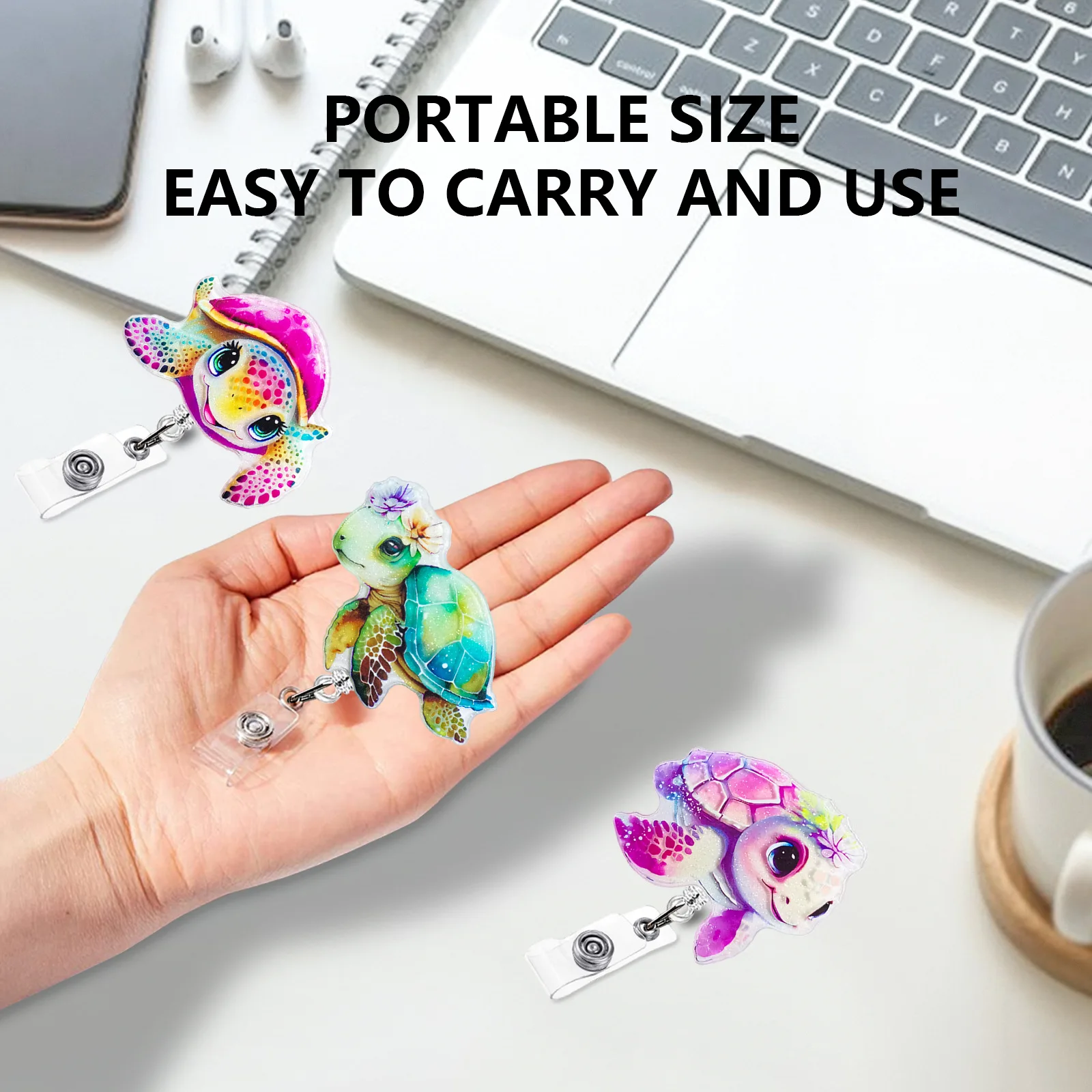 新到着 1 ピースグリッターアクリル格納式ナースバッジリール - Xray Tech Accessories のレビューと価格