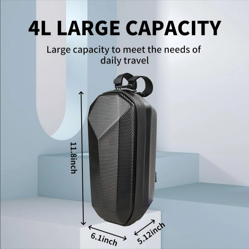 حقيبة سكوتر كهربائية فاخرة من مادة EVA - مقاومة للماء، مثبتة على الأمام، وملائمة آمنة - مثالية للركاب ومتحثون المغامرات