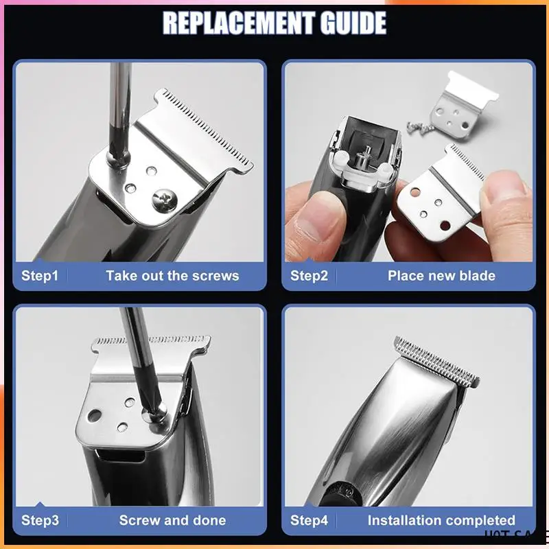 

Профессиональное сменное Т-образное лезвие A24R для триммера Andis Slimline Pro Li D8 D8 32105 32400