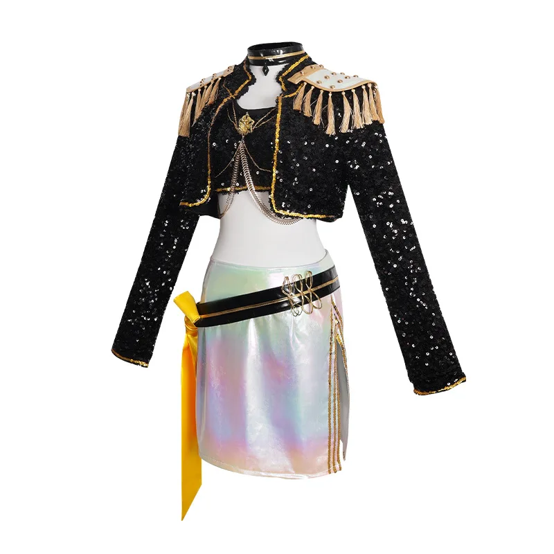 Anime KPOP Huntrix Mira Cosplay Costume Wig KPop Demon Hunters Uniform Halloween Carnival Party Props For Women Girls - Image 5