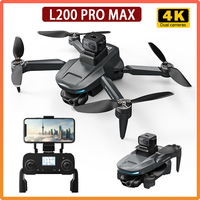 L200 Pro Max RC Quadcopter 4K Mini Drone Profesional Brushless Motor 360° Laser Obstacle Avoidance Remote control helicopter