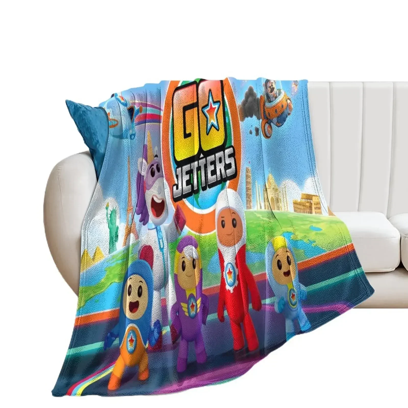 Go Jetters Gift For Fans go jetters costume Throw Blanket Luxury Throw Thin Comforter Blankets