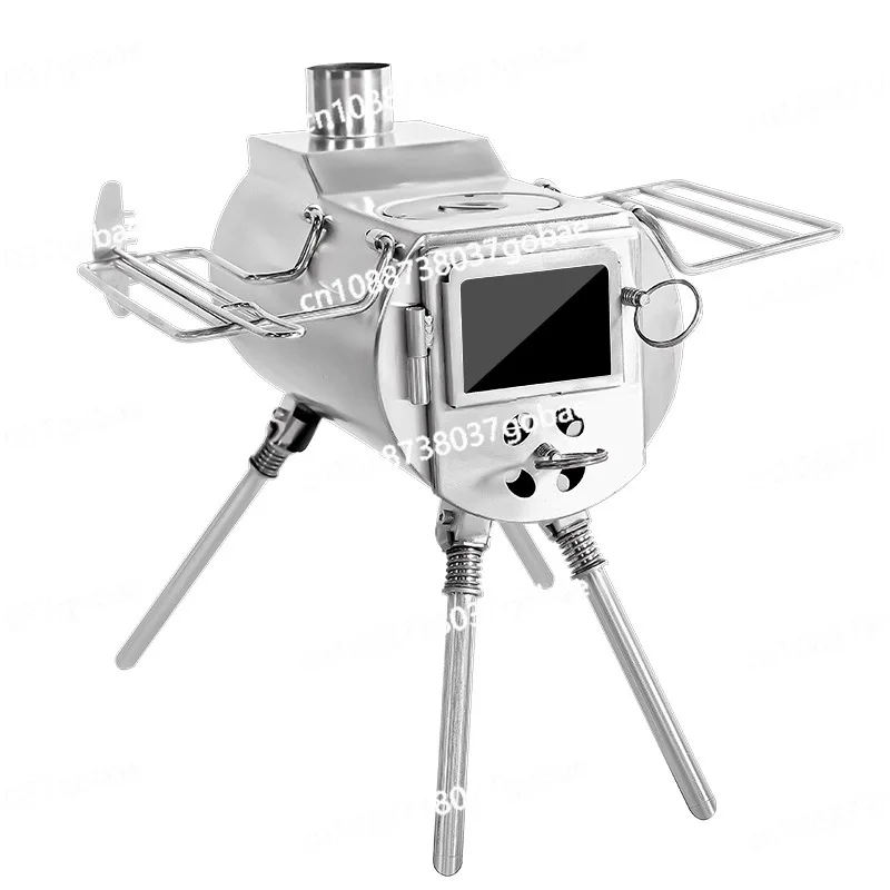 

Печь для пикника, складная дровяная печь, зеленая палатка, открытый кемпинг, пикник, домашнее хозяйство