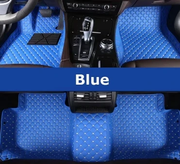 Esteiras antiderrapantes impermeáveis do assoalho do carro para todo o tempo, personalizadas para Suzuki Swift, couro luxuoso personalizado