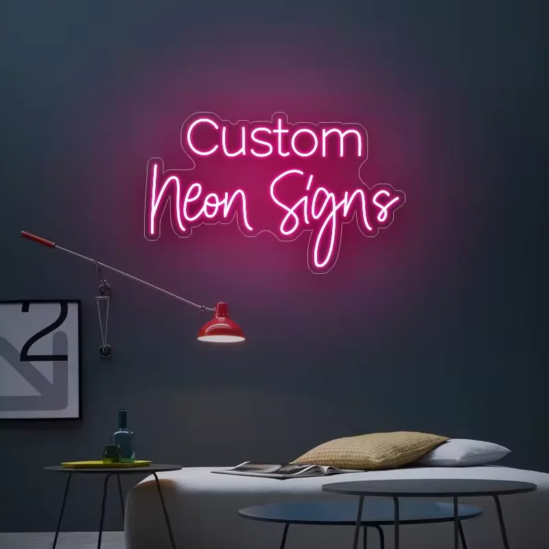 

STLF Dropshipping Led Light Letter Acrylic Rgb Neon Sign Logo Custom for Business Store Salon Shop Open Wall Outdoor Birthday We