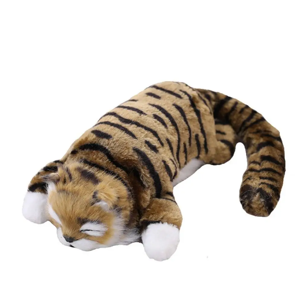 Stuffed Animal Electric Rolling Cat Simulation Interactive Electric Plush Toys Cute Fun Tumbling Barking Cat Animal Toy