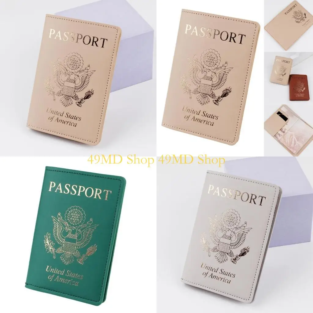 

49MD Cover Case Ticket Storage Pocket Credit Card Holder Holder for Women Men Travel Document