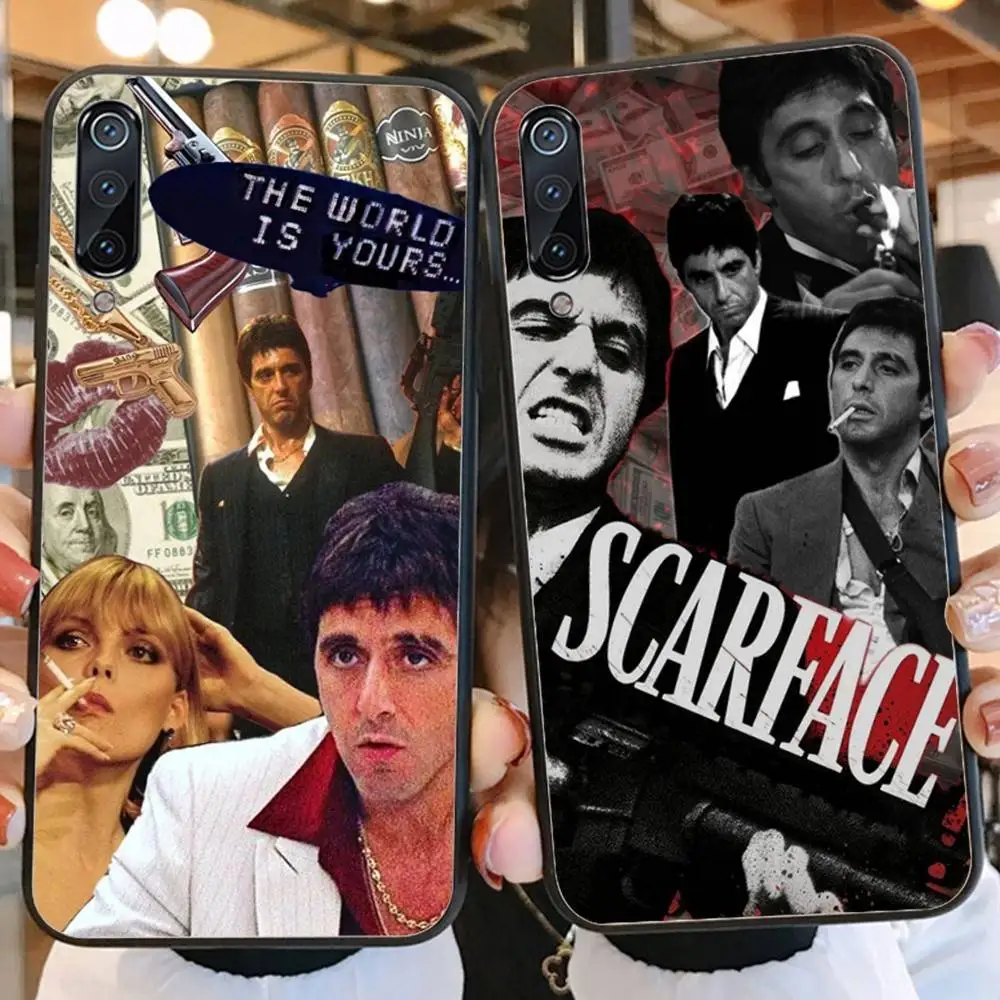 Film Scarface Phone Case For Xiaomi Mi 5X 8 9 10 11 12 Lite Pro 10T PocoX3pro PocoM3 Note 10 Pro Lite
