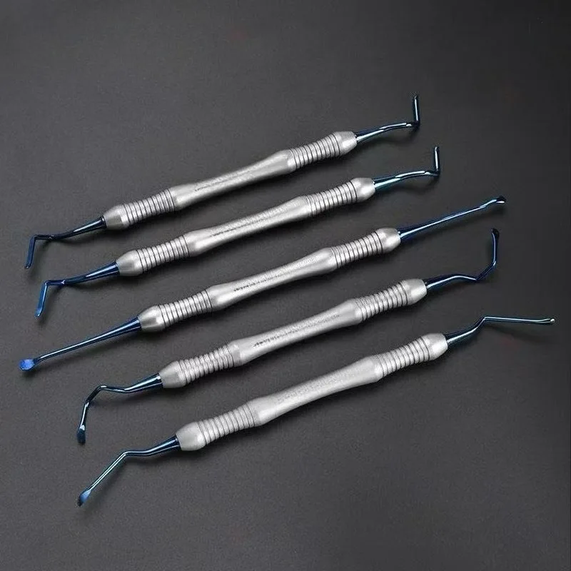 

Набор инструментов для вестибулярных разрезов и подпериостальных туннелей (1 шт.): Нож для пародонтального туннеля при ретракции десны