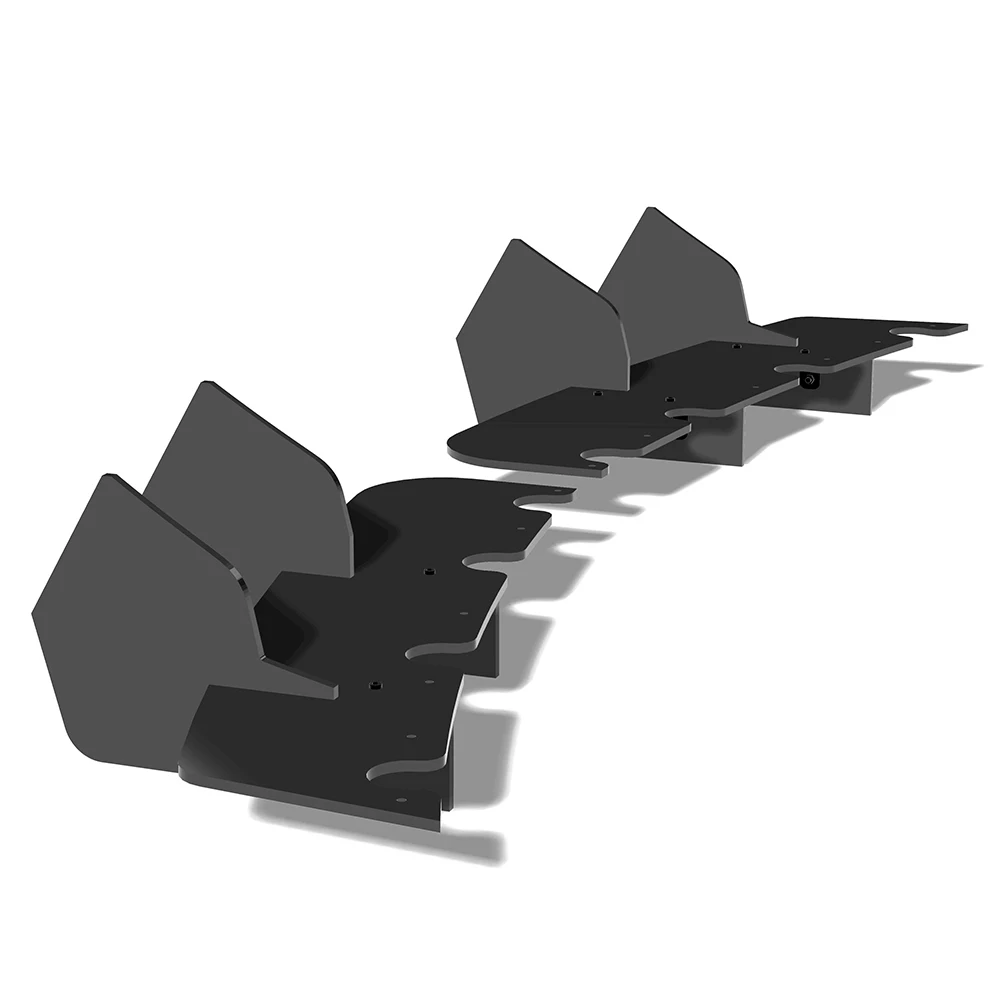 

Fin Diffuser Rear Bumper Splitter Accessory For Chevy Volt Premier 2015 2016