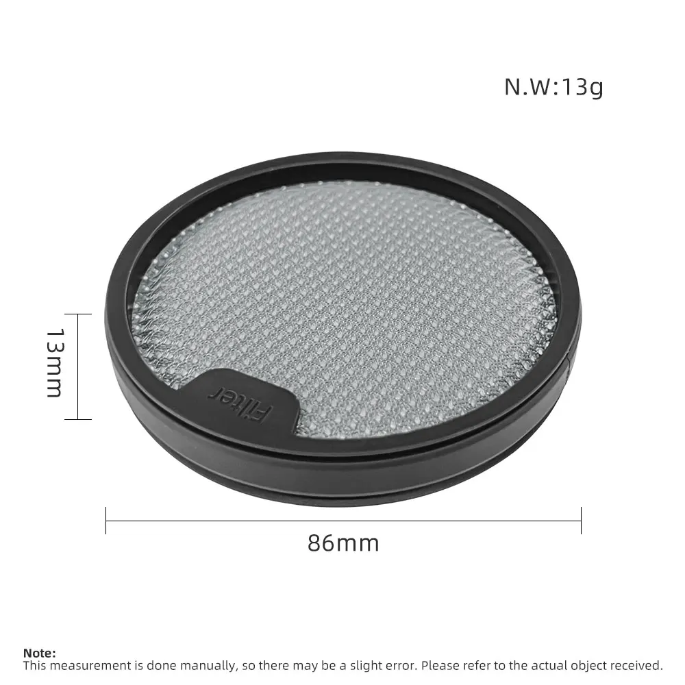 Hepa Filter Fit for Dreame T30, T20, T20 Pro, T10, T30 Neo, R10, R10 Pro, R20, Xiaomi G9 G10