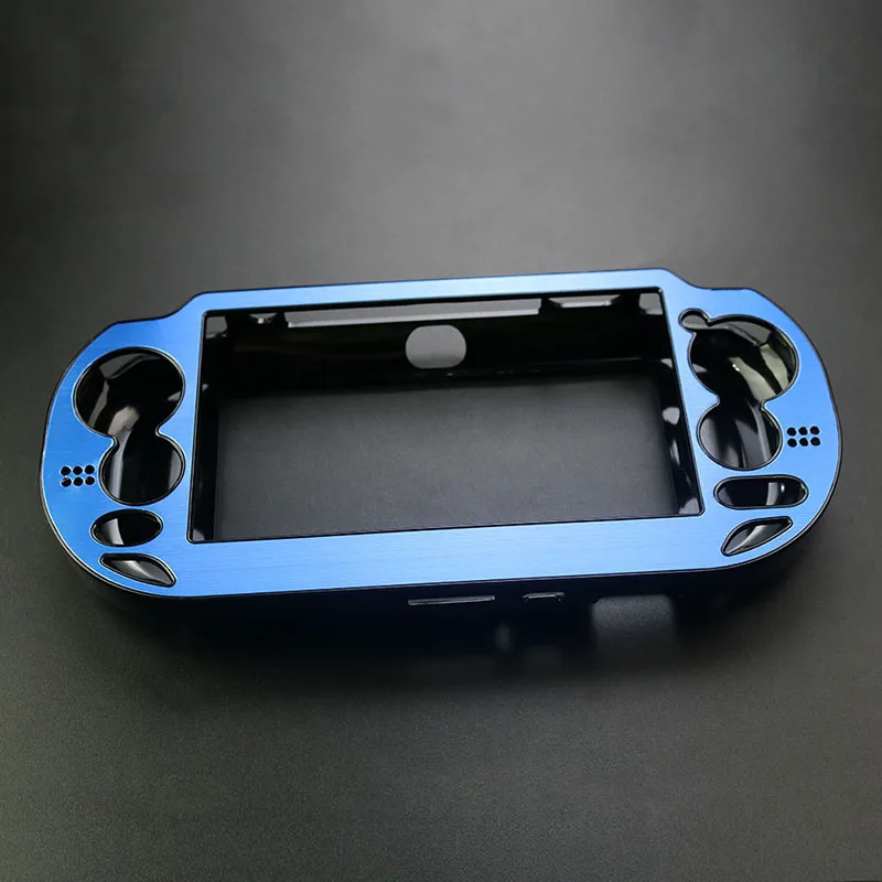 مجموعة مكونة من قطعة واحدة من أغطية حماية من الألومنيوم ذات غلاف صلب من البلاستيك مناسبة لقطع غيار وحدة التحكم PSV PS Vita 1000 PSV1000